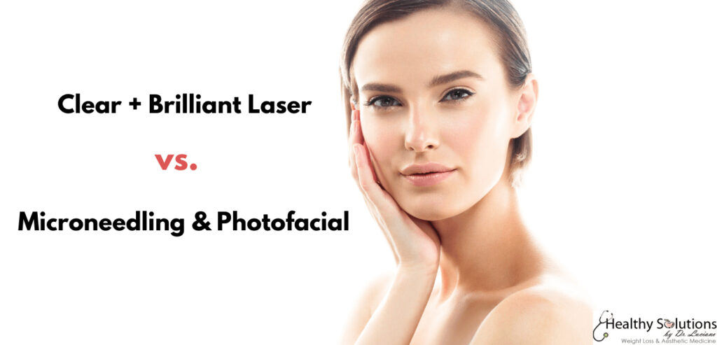 Clear & Brilliant vs. Micronedlingvs. Photofacial Bucks County, PA